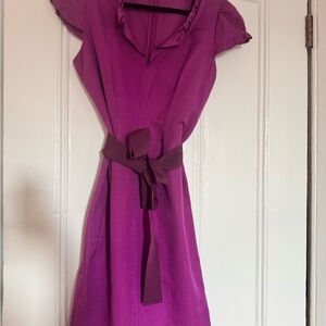 Carolina Herrera Elegant Purple Women's Dress